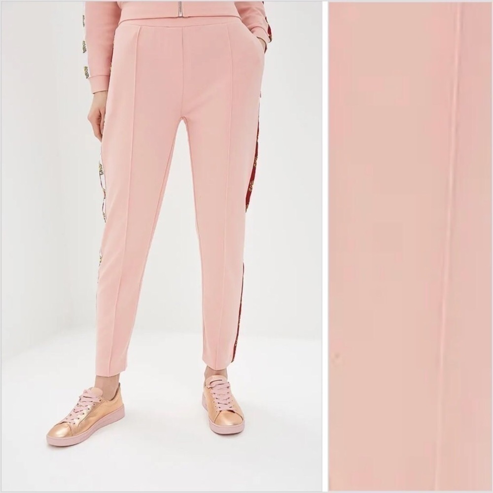 NWT Zoe Karssen Straight Leg Tuxedo Sweatpants in Love Rules